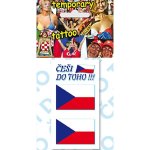 Arch Tetovací obtisky Česká vlajka Češi do toho! – Zboží Mobilmania