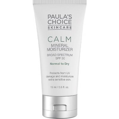 Paula's Choice Calm Mineral Moisturizer For Normal To Dry Skin opalovací krém SPF30 15 ml