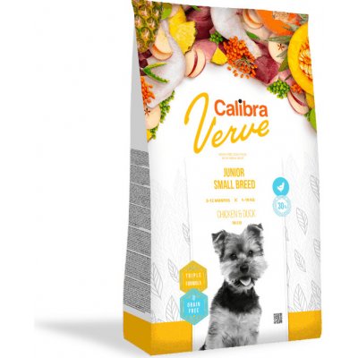 Calibra Dog Verve GF Junior Small Chicken&Duck 2 x 6 kg – Zboží Mobilmania