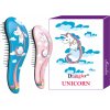 Dtangler Unicorn Blue kartáč na vlasy + Pink kartáč na vlasy