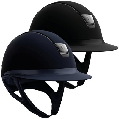 Samshield Jezdecká helma Miss Shield Shadowmatt chrome black 2.0 tmavě modrá