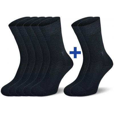 Northman Gunnar Summer Merino 5+2 společenské merino ponožky na léto Černé – Zboží Mobilmania
