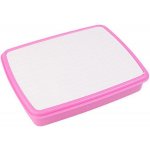 Plastový box s přihrádkami 23 x 18 x 4 cm - růžová sublimace termotransfer – Sleviste.cz