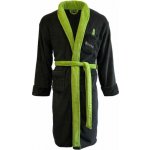 CurePink: pánský fleece župan Rick & Morty: Logo – Zboží Mobilmania