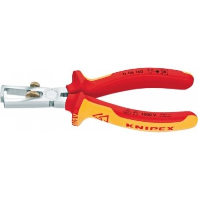 Odizolovací kleště Knipex 11 06 160 160mm VDE 1000V – Zbozi.Blesk.cz