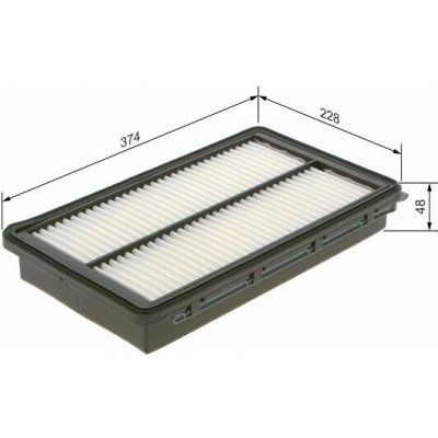 BOSCH Vzduchový filtr F026400362 – Hledejceny.cz