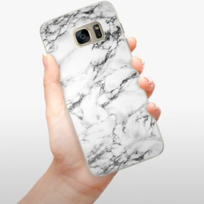 Pouzdro iSaprio White Marble 01 - Samsung Galaxy S7 Edge – Zboží Mobilmania