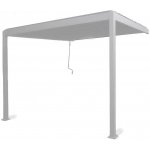 Gutroof Terasová pergola ke stěně 3x3 Premium Wall bílá – Zboží Dáma