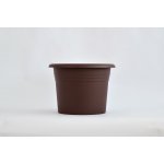 Plastia Květináč Narcis 23 cm čokoláda – Zboží Dáma