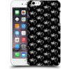 Pouzdro a kryt na mobilní telefon Apple Pouzdro Picasee silikonové Apple iPhone 6 Plus/6S Plus - Separ - White On Black černé