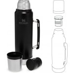 Stanley Legendary Classic 1 l Matte Black černá – Hledejceny.cz