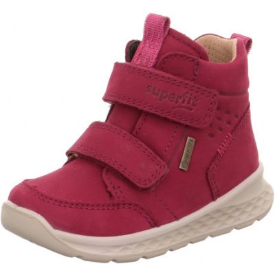 Superfit dětská kotníková obuv BREEZE s membránou GORE-TEX rot/rosa