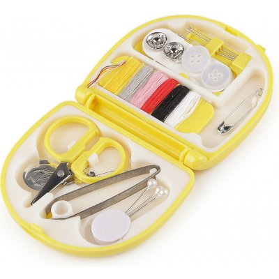Cestovní šitíčko v plastové krabičce Varianta: 1 žlutá, Balení: 1 ks – Sleviste.cz