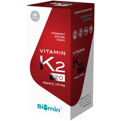 Biomin Vitamín K2 120 mcg 60 tobolek – Zboží Dáma