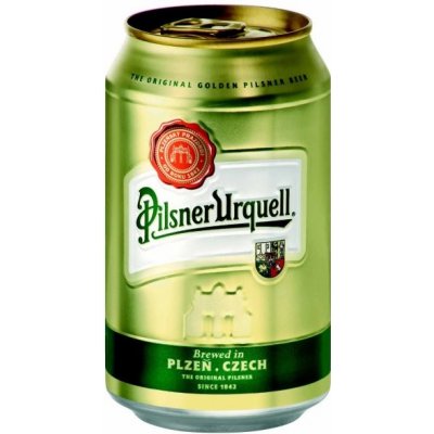 Pilsner Urquell světlý ležák 12° 4,4% 0,33 l (plech)