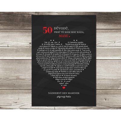 50 důvodů, proč tě máme rádi (nebo i jiný počet důvodů) :0) – Zboží Mobilmania