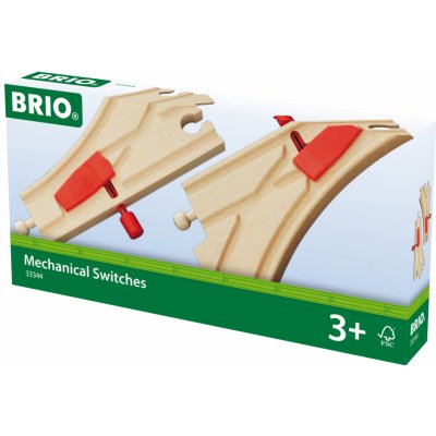 Brio 33344 Výhybky se zarážkou 1 pár – Zboží Mobilmania