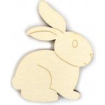 Velikonoční dřevěný výřez zajíc 5,5 cm – Hledejceny.cz