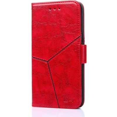 Pouzdro Geometric Stitching case Oppo A57s červené – Zbozi.Blesk.cz