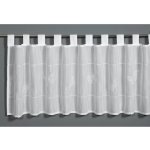 Sehlbach Vitrážová záclona s poutky, výšivka motýla bílá 140 x 48 cm – Hledejceny.cz