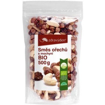 Zdravý den Směs ořechů s mochyní BIO 500 g