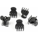 Černé skřipce na vlasy, 5 ks – Zboží Dáma