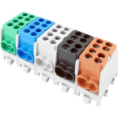 Eleman Svorkovnice rozbočovací HLAK 25 5/10 BSG-S, 100A, 5pól., AL/CU, IP20 – Zboží Mobilmania