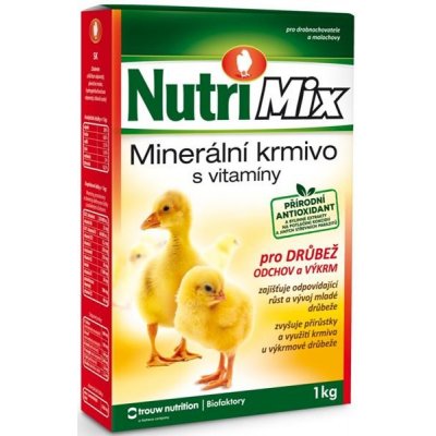 NUTRI MIX Krmivo pro výkrm a odchov drůbeže 1 kg – Zbozi.Blesk.cz