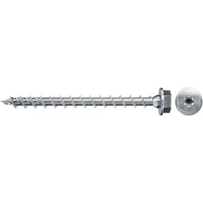 Fischer 566373 PowerFast II šroub se šestihranem 8 mm 100 mm vnitřní hvězdice ocel galvanizováno zinkem 50 ks – Hledejceny.cz