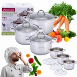 Kamille Sada hrnců nerezová ocel 6 ks – Zboží Dáma