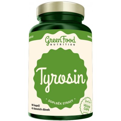 GreenFood Nutrition Tyrosin 90 kapslí – Hledejceny.cz