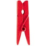 Santex Santex Dřevěné kolíčky - jednobarevné 24 ks Barva: Bílá – Zboží Dáma