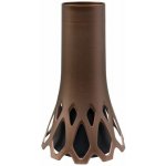 váza hřbit. d10x34,5cm ROSETA 1,3l BRONZ. zátěžová – Hledejceny.cz