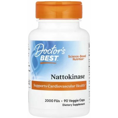 Doctor's Best Nattokináza 2000 F.U. 90 kapslí – Hledejceny.cz