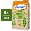 Dětský snack SUNAR BIO Křupky Hráškové lusky 6 x 45 g