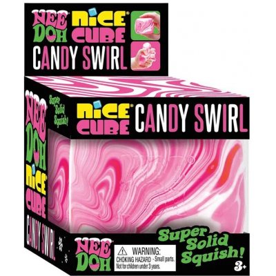 Schylling NeeDoh Mačkací kostka Nice Cube Candy Swirl – Hledejceny.cz