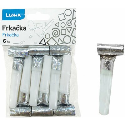 LUMA Frkačka holografická stříbrná, 6 ks – Zboží Dáma