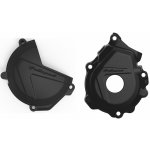 POLISPORT sada krytu alternátoru, spojky a vodního čerpadla KTM SX-F/XC-F 250/350 16-22; HUSQVARNA FC 250/350 16-22 barva černá (8461400001+8460400001+8485200001) – Hledejceny.cz