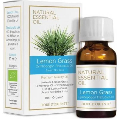 Fiore d'Oriente Natural Essential Oil Lemon grass organic 10 ml – Hledejceny.cz
