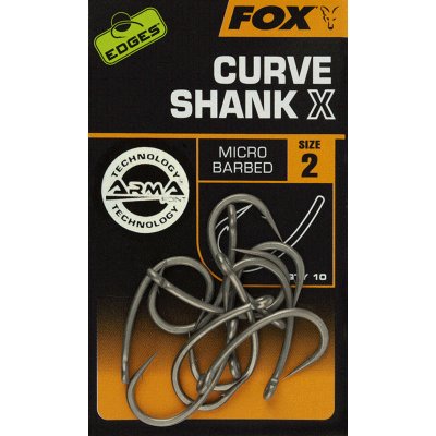 Fox Edges Curve Shank X Hooks Micro Barbed vel.2 10ks