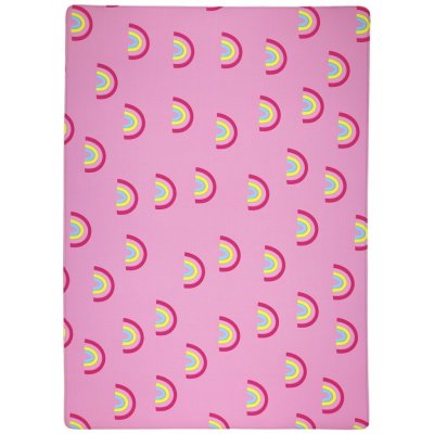 Little gem. carpets Pink rainbows Růžová – Zboží Mobilmania