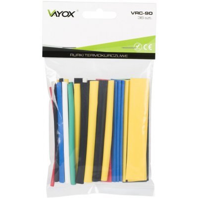 Smršťovací bužírky 36 ks. 90mm VRC-90 Vayox – Zboží Dáma