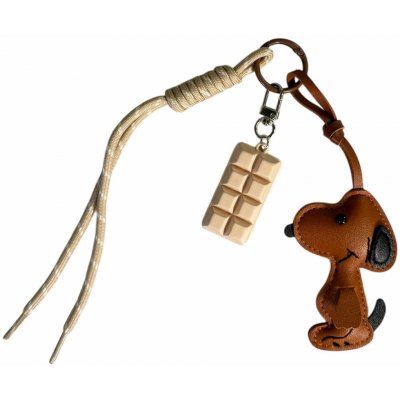 Přívěsek na klíče a kabelku Kožený Pes Typ: 3 – Hledejceny.cz