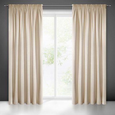 Hotový závěs VILLA béžový - na pásce – Hledejceny.cz