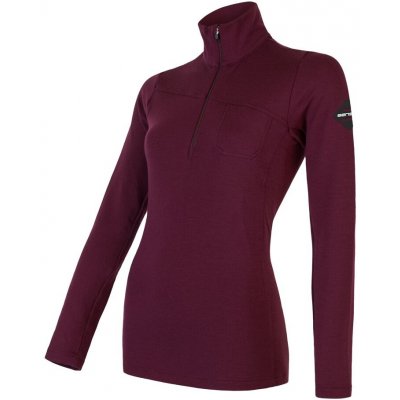 Sensor Merino Extreme dl.rukáv zip port red – Zboží Mobilmania