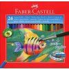 pastelky Faber-Castell 1442 akvarelové 24 ks + štětec