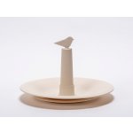 Plastia Pítko pro ptáky Finch slonová kost – Zboží Dáma