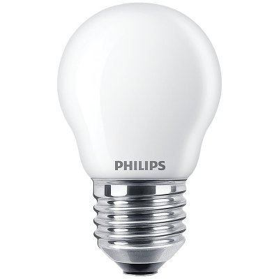 Philips žárovka LED 4,3W/E27 /eq. 40W/ 2700K iluminační matná P45 Classic luster – Zboží Mobilmania