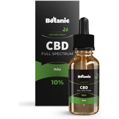 Botanic CBD Full Spektrum olej 10% s příchutí máty 10 ml