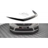 Nárazník Maxton Design spoiler pod přední nárazník ver.1 pro Škoda Octavia RS Facelift Mk3, černý lesklý plast ABS